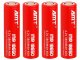 18650 Li-Ion akumulators 3800mAh 4.2V, 1 gab., sarkans