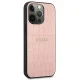 Dėklas iPhone 13 Pro / 13 6.1\" Guess Croco Collection, rožinis