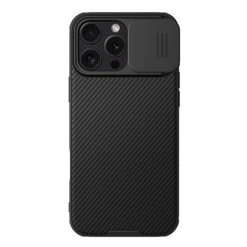 Nillkin CamShield Pro Phone Case Cover iPhone 16 Pro Max with camera cover - black