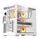 DarkFlash C280 PC Case with 7 Fans, White
