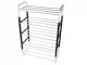 5-Tier Shoe Rack, White/Black