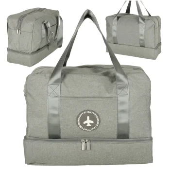 Travel Cabin Bag, 39x18x30 cm, Grey