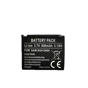 Extra Digital Battery for Samsung D900 / D908 / E780, 850 mAh