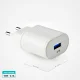 SBS TETR1USB2AWFAST 10W USB-A Wall Charger, White