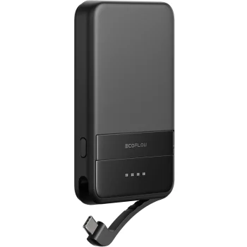 EcoFlow RAPID Magnetic Power Bank, 5000mAh, 30W, Black