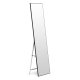 Full Length Standing Mirror 159 cm with Aluminum Frame by ModernHome, Black