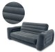 Intex 2-in-1 Inflatable Sofa Bed Queen with Electric Air Pump 66552, Grey