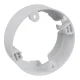Maclean MCE376 R Surface Mount Adapter for 9W LED Panel, Round, 120x38mm, White