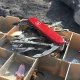 Victorinox Deluxe Tinker Pocket Knife, Red
