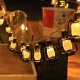 Solar Lantern String Lights Forever Light SUNARI FLS-86 30LED 6.5m 600mAh, Black