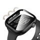 Tech-Protect Defense cases for Apple Watch 46 mm, black & clear, 2-pack