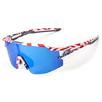 Rockbros Polarized Cycling Glasses with UV Protection and Corrective Insert, White