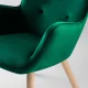Sofotel Norse Lounge Chair with Footstool, Dark Green