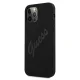 Guess iPhone 12 Pro Max Case Script Vintage, Black