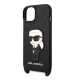 Karl Lagerfeld Monogram Ikonik Patch Case for iPhone 14 Plus Black
