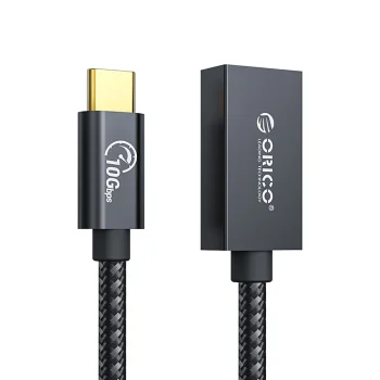 Orico CAF31 USB-C to USB-A 3.1 Gen 2 10Gbps 1m OTG Adapter - Black