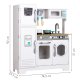 Ecotoys TL18061 Wooden Play Kitchen with Accessories