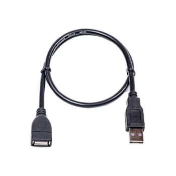 USB 2.0 Extension Cable Type-A Male to Female, 0.5m, Black