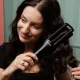 Huslog BE-500234 Hair Waver with Curl Adjustment, 100W, Black
