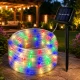 Solar LED Garden String Lights 7m, 50 LED, Multicolor, 8 Modes
