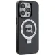 Karl Lagerfeld iPhone 15 Pro Case Ring Stand Karl Head MagSafe, Black