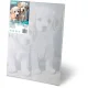 Massido Paint by Numbers Kit Puppies, 40x50 cm