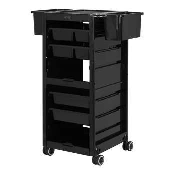 Gabbiano 68A Hairdressing Trolley, Black