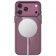 Tech-Protect Magmat MagSafe CC Case for iPhone 17 Pro / 18 Pro, Dark Cherry Clear