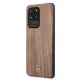 Mercedes Samsung Galaxy S20 Ultra Case Wood Line Walnut, Light Brown