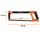 Metal hacksaw with aluminum handle, adjustable blade, 300 mm, WOKIN