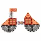Magnetic 3D Building Blocks Fire Brigade Set 92 Pieces