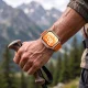 Tech-Protect Nylon Pro Strap for Huawei Watch Fit 3 / 4 / 4 Pro / 5 / 5 Pro, Orange