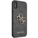 Guess 4G Big Metal Logo Case for iPhone X/XS - Gray