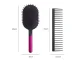 Massage Hair Brush + Comb Set