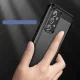 Carbon Case Flexible TPU Cover for Samsung Galaxy A73, Black