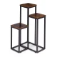 Plant Stand with 3 Tiers for Indoor Plants Industrial Style ModernHome