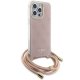 Guess iPhone 15 Pro Case HC Crossbody Cord 4G Print, Pink