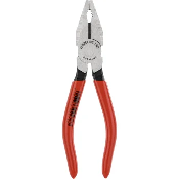 KNIPEX Combination Pliers 160 mm, Black / Red