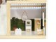 LULILO Wooden Play Dollhouse with Furniture and LED Lightning, 78cm