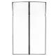 LUARO Magnetic Door Mosquito Net, 110x210 cm, Black