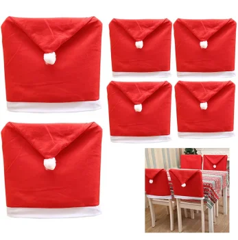 Christmas chair cover 6pcs