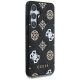Guess 4G Printed Colored Peony Pattern MagSafe Case for Samsung Galaxy S25, Black
