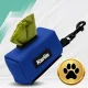 Karlie Dog Poop Bag Dispenser Pouch with Carabiner + 15 Bags, Blue