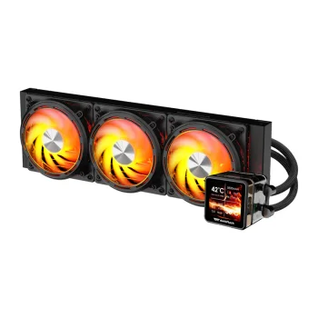 Darkflash Explore DE360 CPU Liquid Cooler with 2.88" IPS Screen, Black