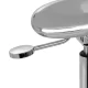 Gabbiano Fine Silver Roll Speed Hairdresser Stool