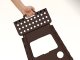 Durable Folding Step Stool Chair – Portable 39 cm Stool, Black