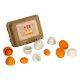 Toy wooden eggs for kids, 6 pcs