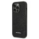 Karl Lagerfeld Glitter Plaque Logo Case for iPhone 14 Pro Max, Black