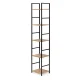 Industrial Bookshelf 5-Tier Shelving Unit with Metal Frame ModernHome