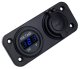 Light socket. 2xUSB